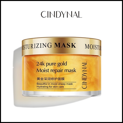 CINDYNAL 24K Pure Gold Moist Repair Mask มาส์กทองคำ สูตรพรีเมี่ยม