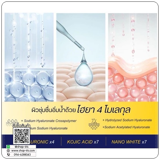 ครีมโคจิก477 SOSKIN Future x Lab 477 SymNanoWhite For Mlti-Skin Type (ของแท้)