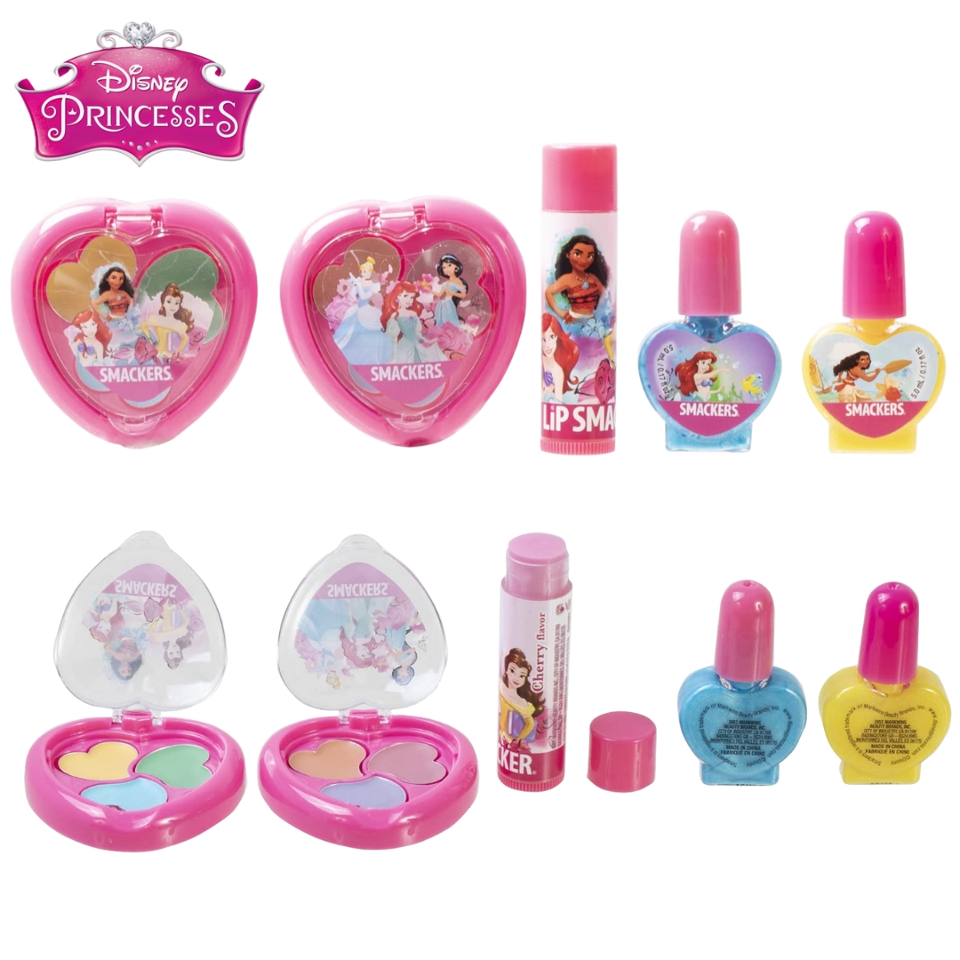 ใหม่ล่าสุด🎉นำเข้า ชุดเมคอัพ 5 ชิ้น ลิขสิทธิ์แท้จาก Lip Smacker 💖Hello Kitty, Disney Princess, Frozen ราคา 890 บาท