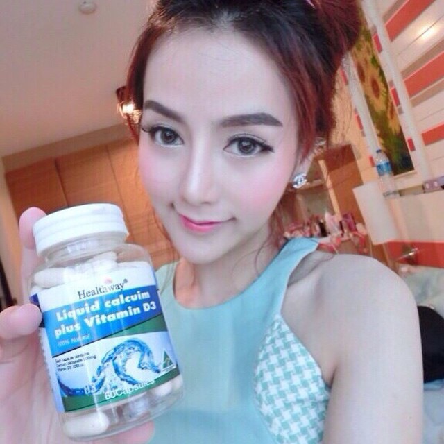 ลิควิดแคลเซียม พลัส วิตามินดี3 (Liquid Calcium plus Vitamin D3 By Healthway) จัดส่งฟรี