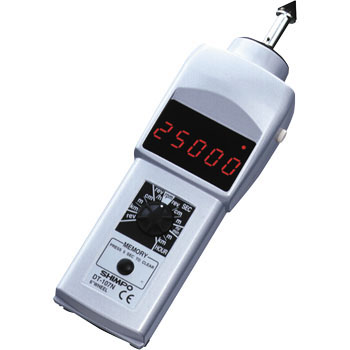 NidecShimpo รุ่นDT-107NSเครื่องวัดความเร็วรอบดิจิตัลDigital Tachometer Contact type(10mm.LCDdisplay)Meas.range:0.1～25,000RPM(with Type-12 foil)