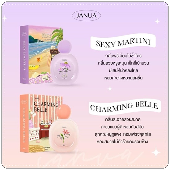 Janua Collection The Book Of Journey น้ำหอมคอลเลคชั่นใหม่ของแจนยัวร์ (ส่งฟรี)