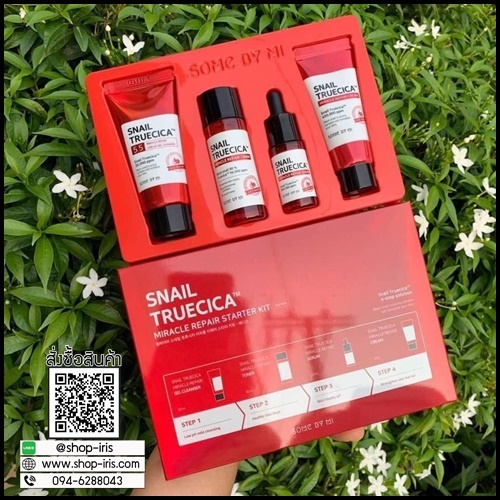 Some By Mi Snail Truecica Miracle Repair Starter Kit เซตรักษาหลุมสิว