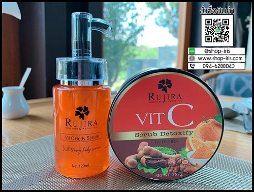 สครับรุจิรา Vit c Scrub Detoxify by rujira