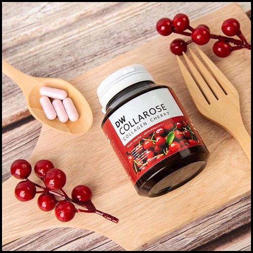 ดีดับบลิว คอลลาโรส คอลลาเจน เชอรี่ DW Collarose Collagen Cherry