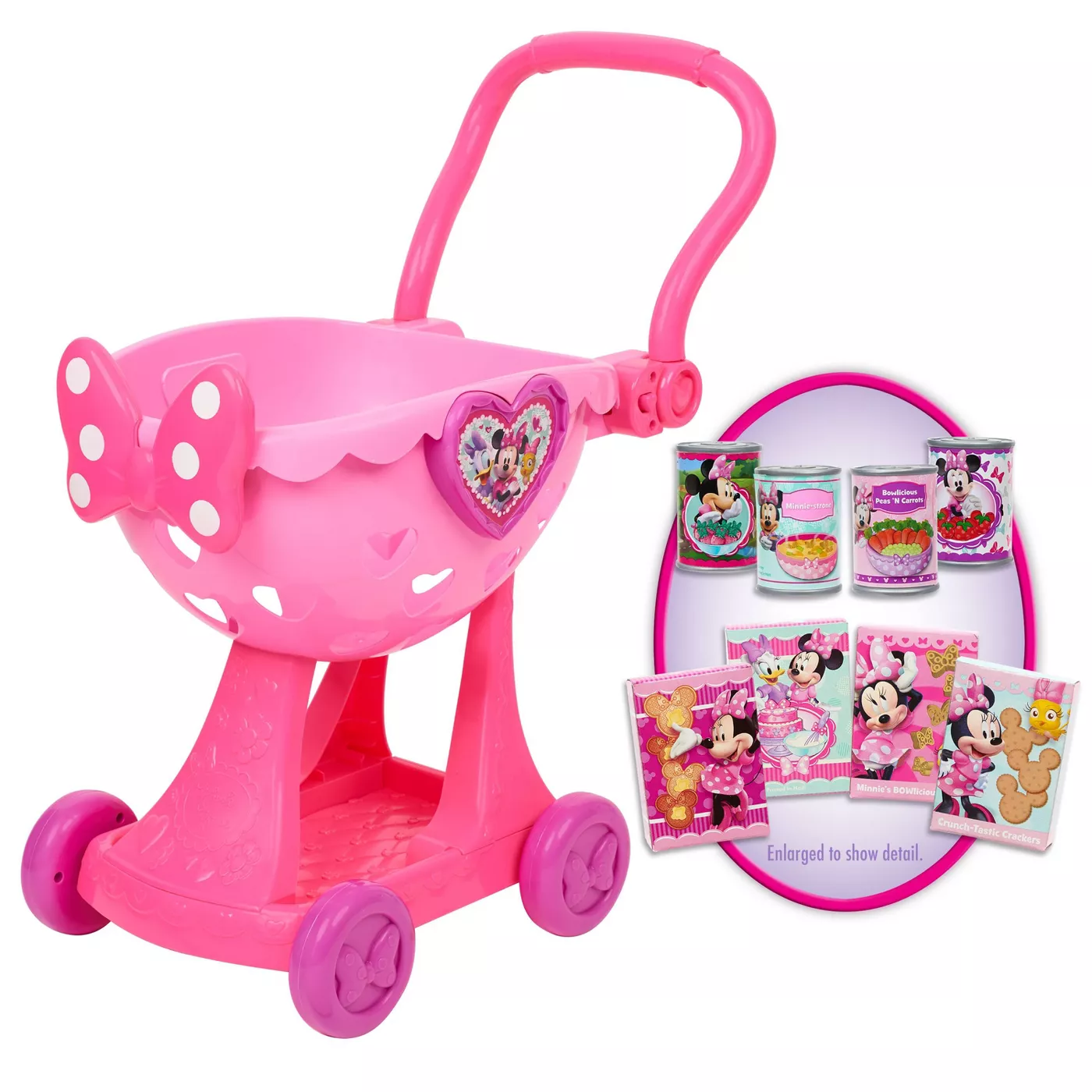 รถเข็นช๊อปปิ้งคาร์ทมินนี่ Minnie Happy Helpers Bowtique Shopping Cart Pink