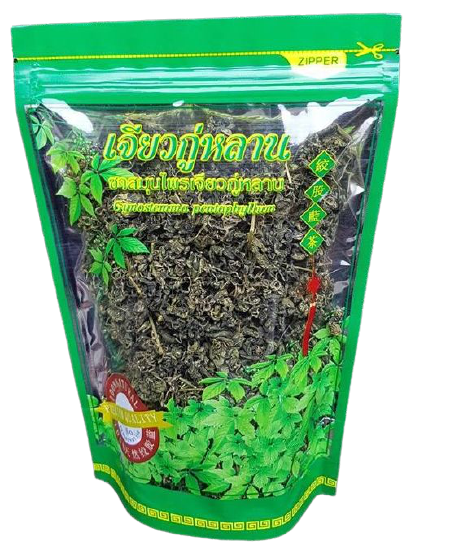 🌿 ชาเจียวกู่หลาน (Jiaogulan Tea) 80g ✨ สมุนไพรแห่งชาติปี 2548 Gynostemma pentaphyllum - ใบเจียวกู่หลานแท้ 100% สมุนไพรเจียวกู่หลาน ชาเจียวกู่หลาน เจียวกู่หลานชาสมุนไพรแห่งชาติปี 2548 ชาใหม่ ๆ อัดแน่นเต็มห่อ