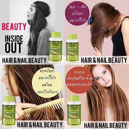 Wealthy Health Hair and Nail beauty วิตามินบำรุงผมและเล็บ ปลีก-ส่ง