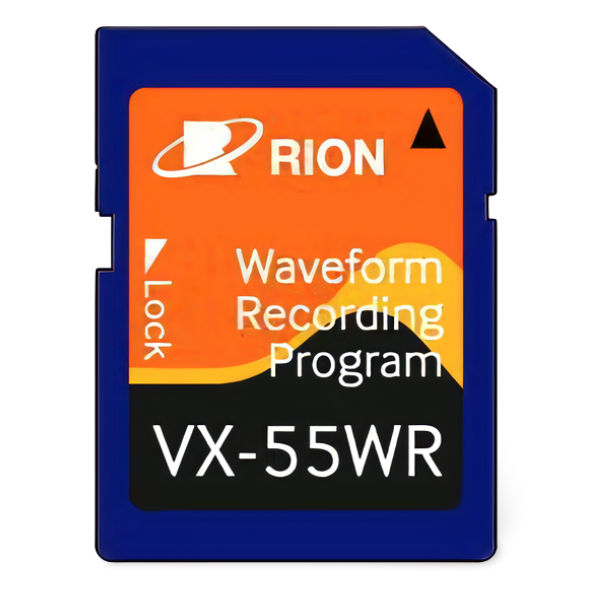 Rion รุ่นVX-55WRโปรแกรมสำหรับบันทึกรูปคลื่น,Waveform recording program
