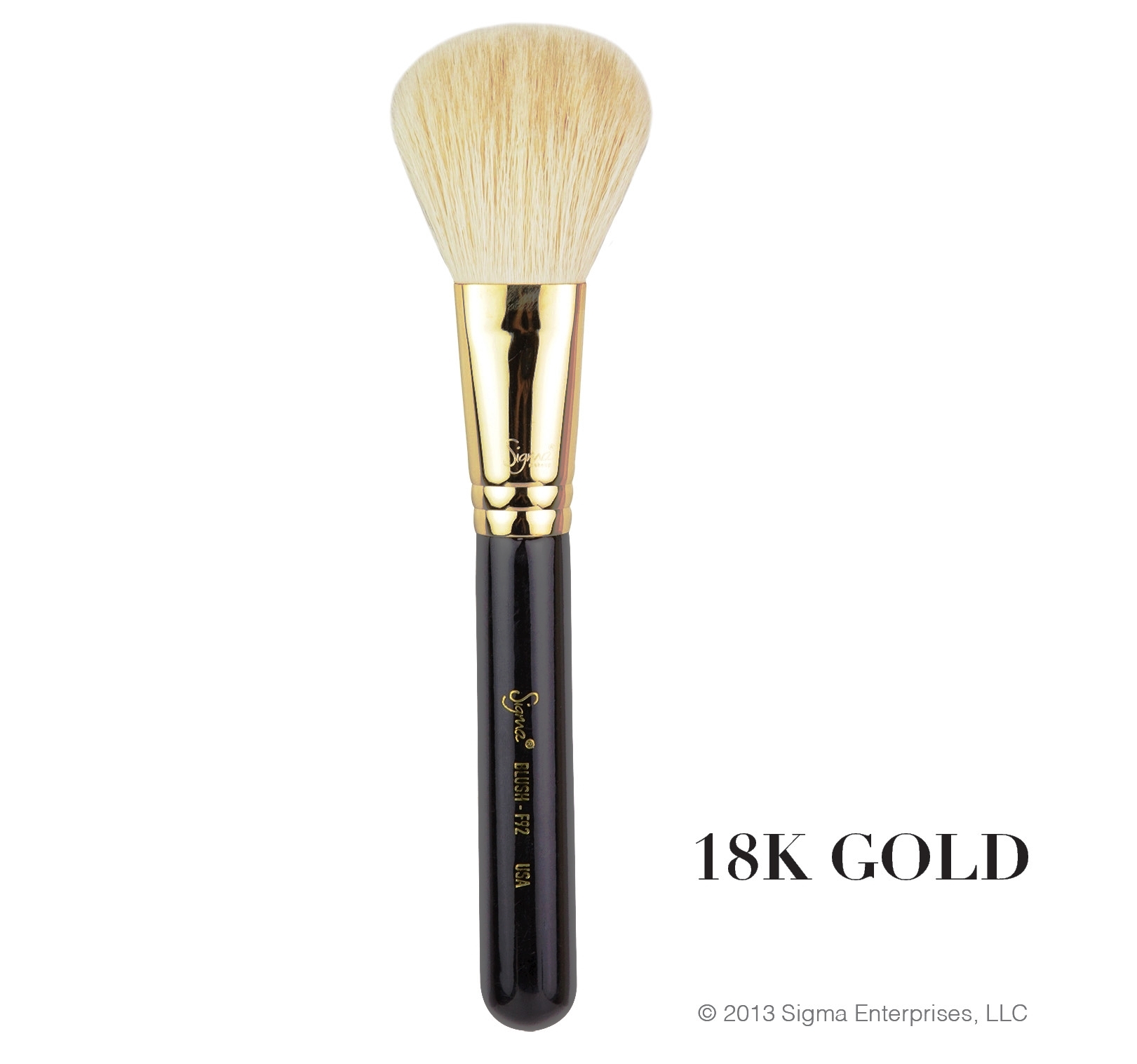 SIGMA :: F92 - Blush แปรงปัดหน้าด้ามเงินและด้ามทองคำ 18K สุดหรู ออกแบบมาพิเศษเพื่อการแต่งหน้า พร้อมให้คุณได้สัมผัสการแต่งหน้าที่หรูหรา มีระดับ