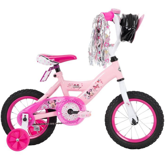 จักรยานเด็ก ลายมินนี่เม้าส์ ขนาด 12 นิ้วจาก Huffy Disney Minnie Mouse 12" Kids' Bike ลิขสิทธิ์แท้ นำเข้า USA ราคา 5590 บาท
