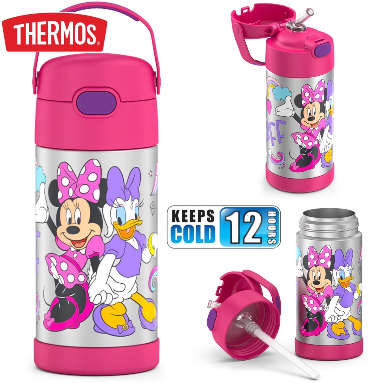 FUNTAINER® WATER BOTTLE 12OZ PRESCHOOL MINNIE ราคา 990 - บาท