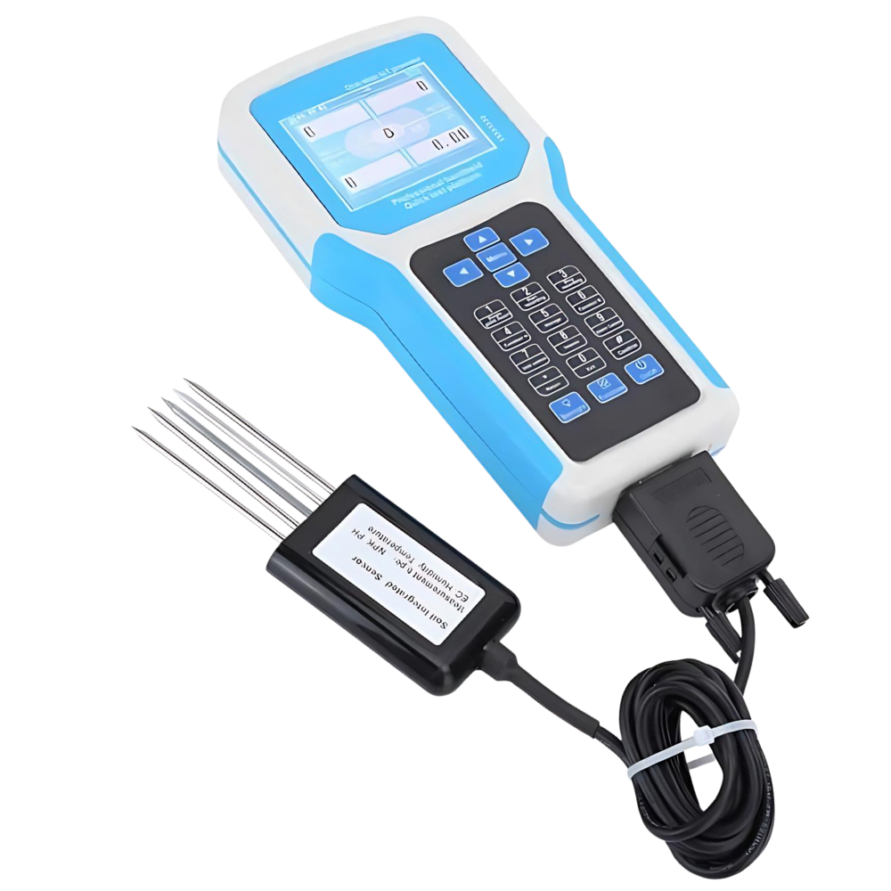 JXCT รุ่น JXBS-3001-SCY-PT เครื่องทดสอบดินแบบพกพา,Soil Tester Portable ,All in 1,NPK+PH+EC+Temp.&moisture ,w/case&sensor with 1m cable