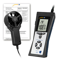 PCE รุ่นVA-11-ICA incl. ISO Calibration Certificate Vane เครื่องวัดความเร็วลมAnemometer