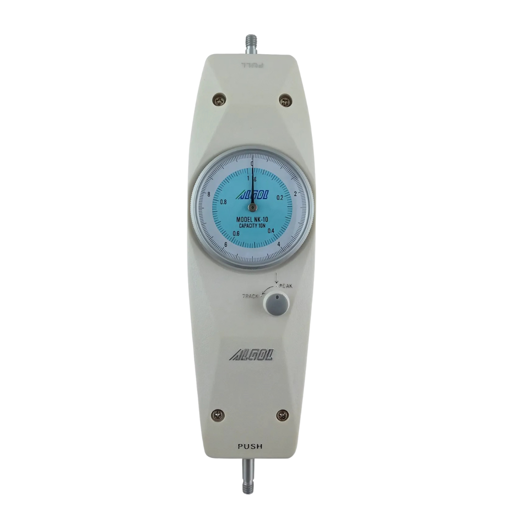 Algol รุ่น NK-10 เครื่องวัดเช็คแรงดึงแรงกดอ่านค่าแบบเข็มหน้าปัด, Mechanical Force Gauge,meas.unit:(N, kgf, g. & lb.)