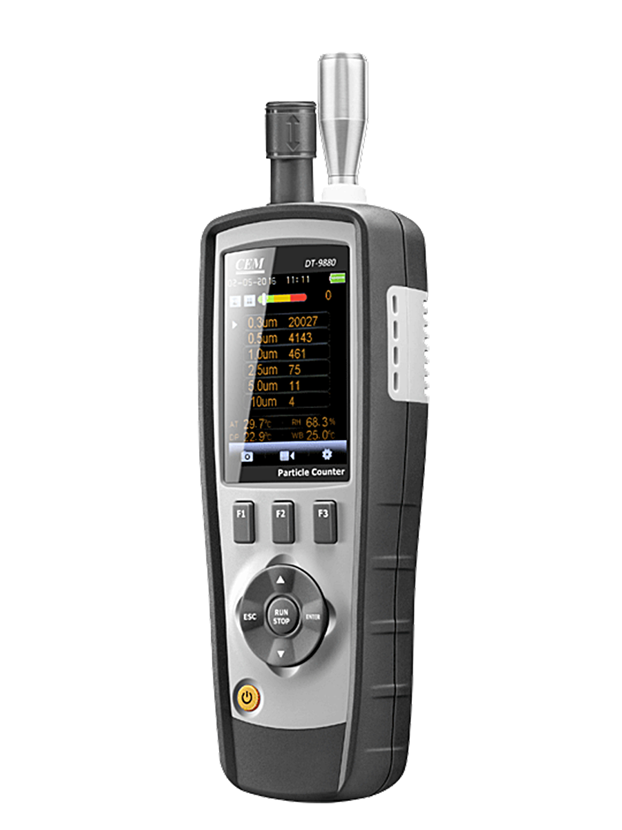 CEM รหัส DT-9881 เครื่องวัดฝุ่นละอองในอากาศ,Detector Air(4-1)Particle Counter HCHO,CO