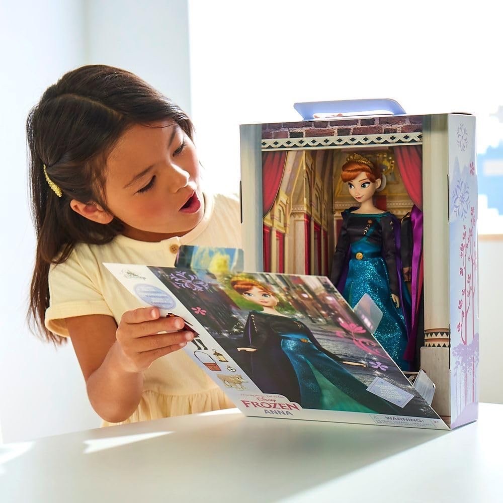 นำเข้า 🇺🇸 เซ็ทตุ๊กตาอันนาและกิจกรรมระบายสีAnna Disney Story Doll - Anna 11" , ราคา 1,590 บาท