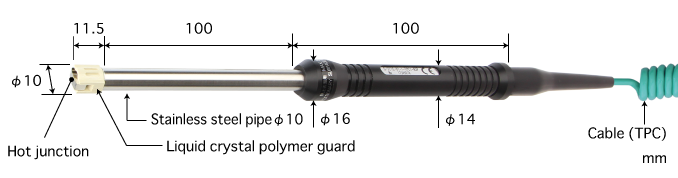 Anritsu รุ่นS-311K-01-0-TC1-ANPโพรบวัดอุณหภูมิ,Temperature sensor,Temp.range:-50～300°C