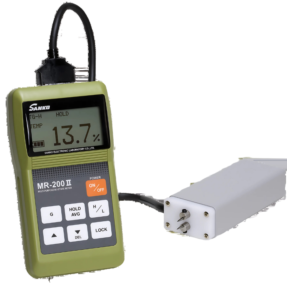 Sanko รหัส MR-200II-TG-PA เครื่องวัดความชื้นและโพรบสำหรับวัดไม้, Wood(Conifer/Hardwood)Electric moisture meter,with TG-PA standard probe,meas.range:3.5～50%
