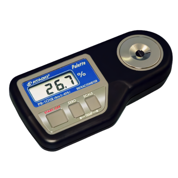 Atago รหัส PR-101α เครื่องวัดความหวานแบบดิจิตอล,Digital sugar content(concentration)meter,Meas.range:Brix 0.0～45.0%