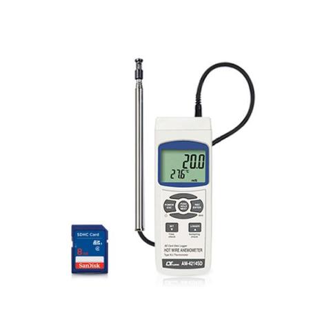 Lutron รุ่นAM-4214SDJเครื่องวัดความเร็วลม,Hot wire anemometer data logger