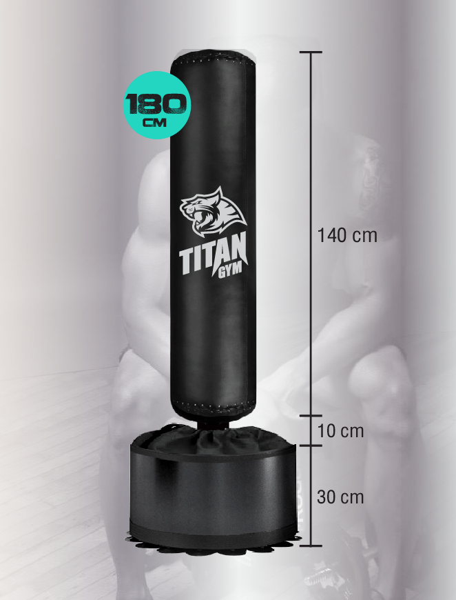 กระสอบทรายตั้งพื้นรุ่น TitanFit วางได้ทุกพื้นผิว