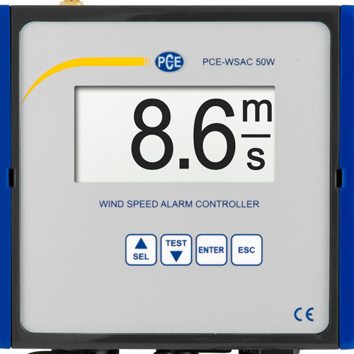 PCE รุ่นWSAC-50W 24-ICA Incl. ISO Calibration Certificate เครื่องวัดความเร็วลมAir Velocity Meter