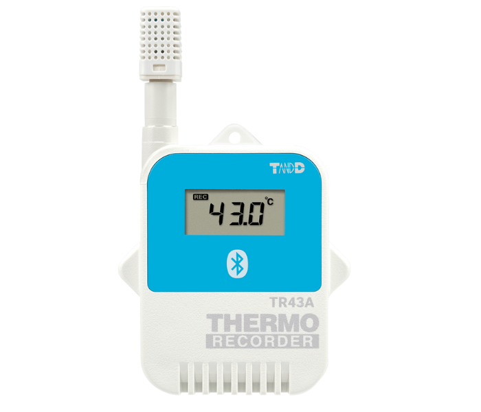 T&D รุ่นTR-43Aเครื่องวัดและบันทึกอุณหภูมิ,Bluetooth Humidity andTemperature Data Logger,range:0～55°C,10～95%