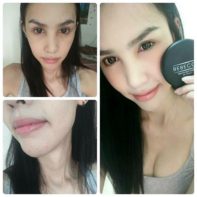 Rebecca Smooth silky powder (แป้ง รีเบคก้า spf 18 pa++) ส่งฟรี EMS