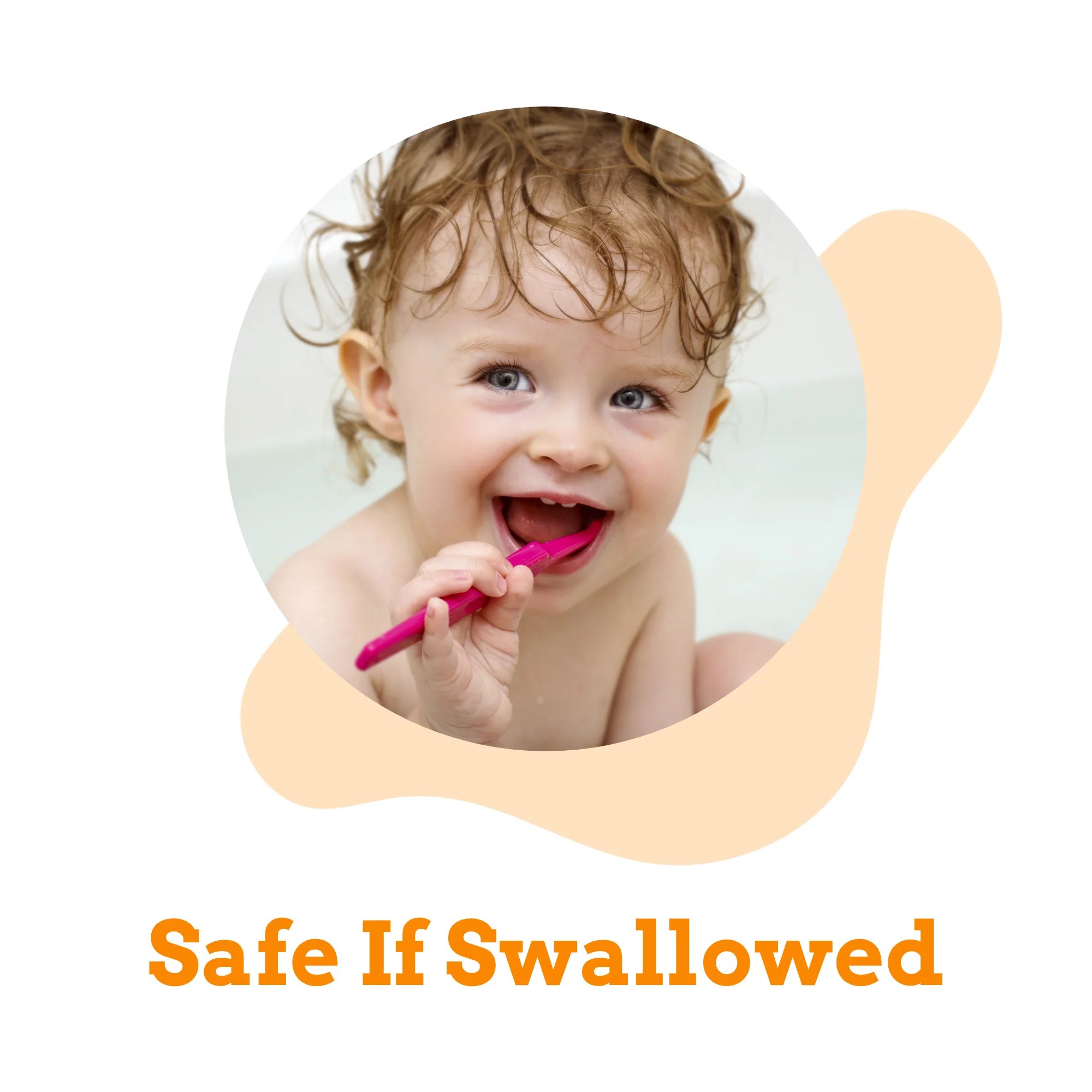 ยาสีฟันเด็กเล็ก Orajel แบบกลิ่น ไม่อันตราย ไม่มีส่วนผสมของ ฟลูออไรด์ ใช้ได้ตั้งแต่ 3 Months to 3 Years