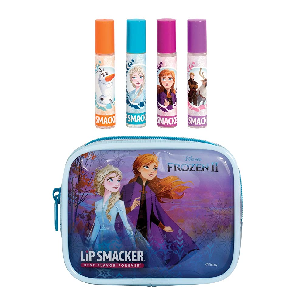 ของแท้ 💯 Lip Smacker Frozen 2 Lip Gloss Set ลิปกลอสสำหรับเด็กที่มาพร้อมกระเป๋าลาย โฟเซ่น 2