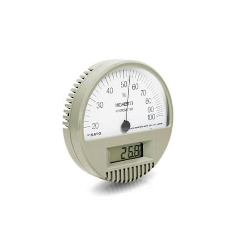 Highest เครื่องวัดไฮโกรมิเตอร์แบบที่ 2 สูงสุด (พร้อมเทอร์โมมิเตอร์)type 2 hygrometer (with thermometer)