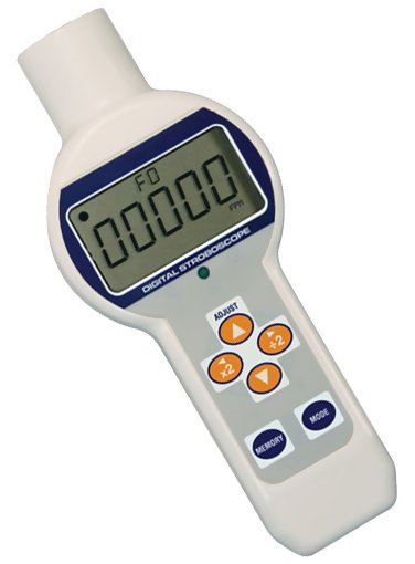 Shimpo NS-600 เครื่องวัดความเร็วรอบแบบ CompacLED วัดค่าได้สูงสุด 10000 to 120000 fpm-rpm. /Shimpo NS-600 Compact LED Stroboscope With Selectable Flash Duration, Measuring Range 10000 to 120000 fpm/rpm