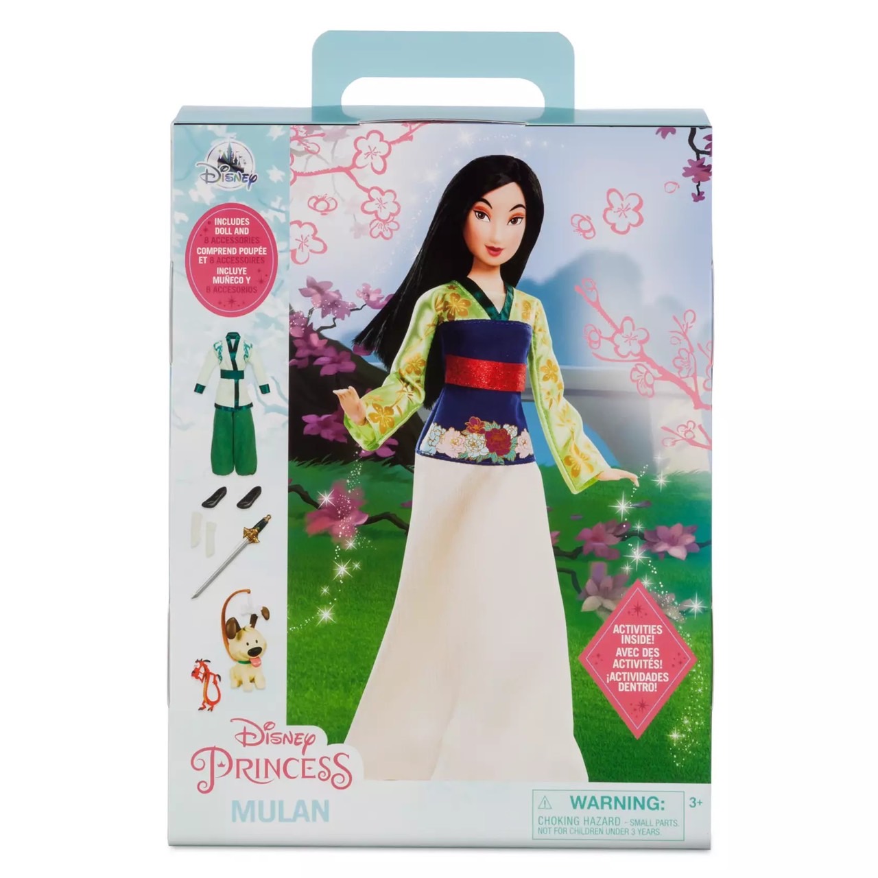 นำเข้า 🇺🇸 เซ็ทตุ๊กตามู่หลานและกิจกรรมระบายสีMulan Disney Story Doll – 11" ราคา 1,590 บาท