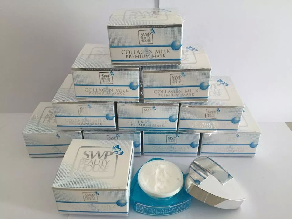 SWP Collagen Milk Premium Mask ครีมมาร์คหน้าขาวใส
