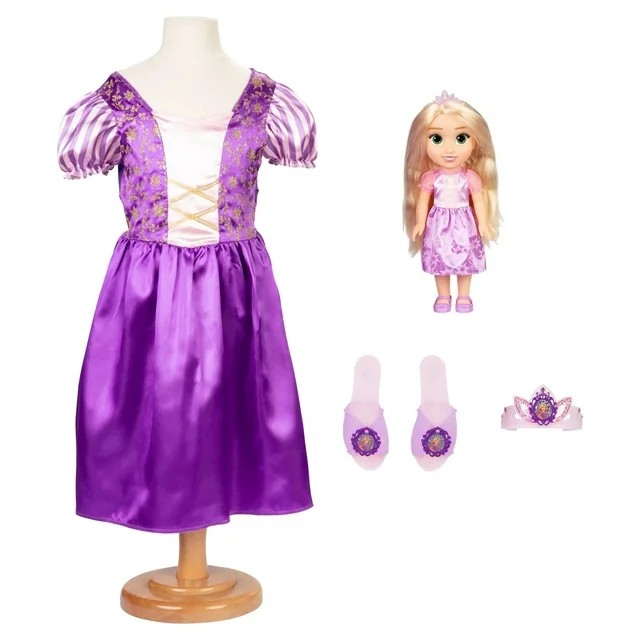 นำเข้า🇺🇸 ชุดเซ็ทเจ้าหญิงราพันเซลพร้อมตุ๊กตาDisney Princess Rapunzel 15 inch Toddler Doll , ราคา 1,690 บาท