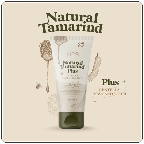 สครับมะขามเฮอ สูตรใหม่ HER Natural Tamarind Plus