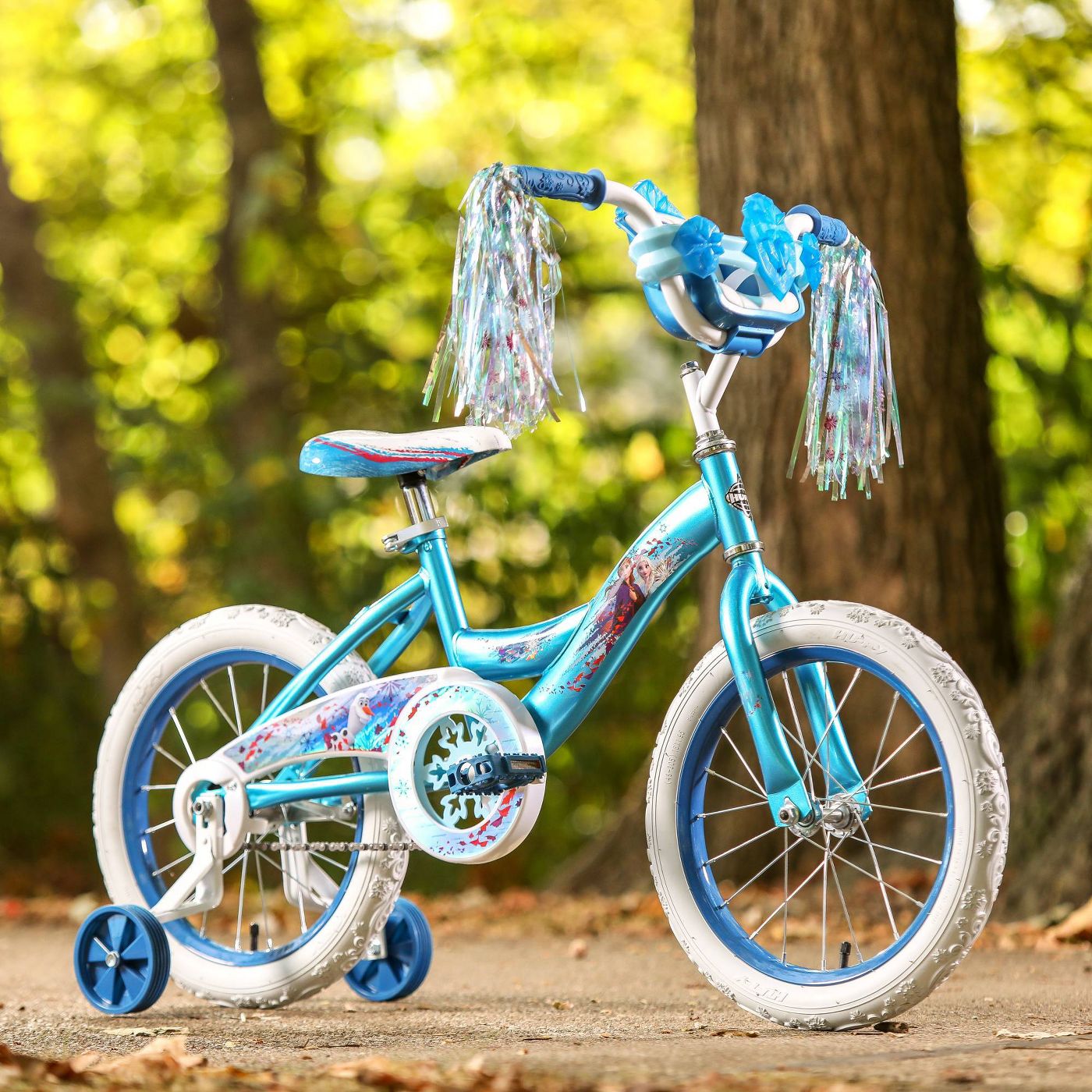 พร้อมส่ง💯 จักรยานเด็กลาย โฟรเซ่น ภาค2 Huffy Disney Frozen 2 Cruiser Bike 16”