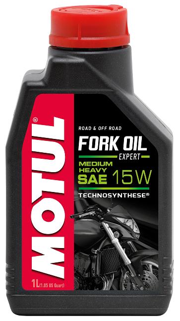 น้ำมันโช๊คสำหรับรถมอเตอร์ไซค์ Motul Fork Oil Expert 15W ขนาด 1 ลิตร