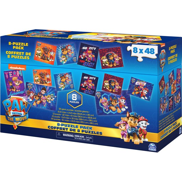 จิ๊กซอว์ Paw Patrol The Movie 8-Pack of Puzzles in Storage Tub ราคา 790 บาท
