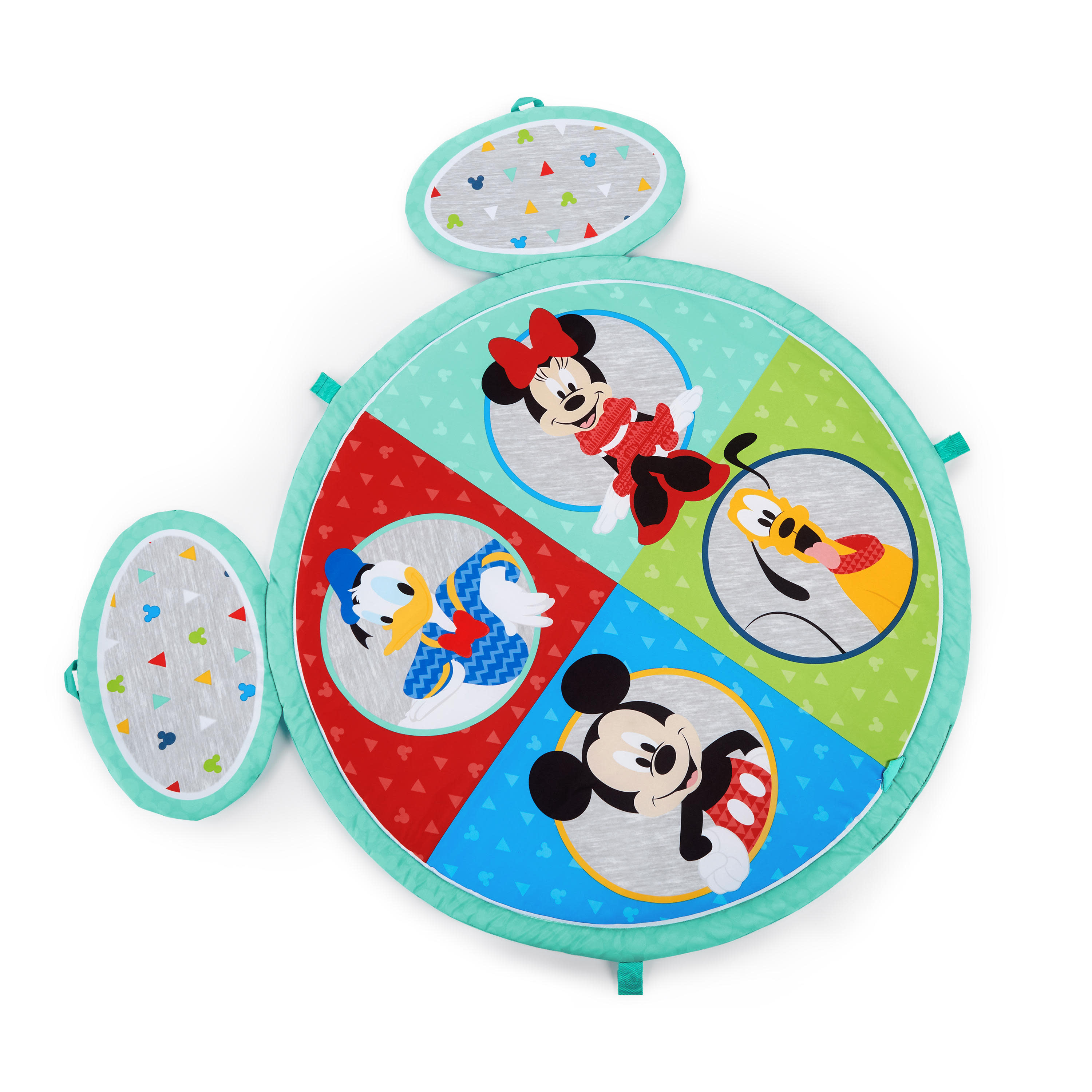 เพลยิม เพลแมท ลาย มิกกี้เม้าส์ จาก Bright Starts Bright Starts Disney Baby Mickey Mouse Easy Store Activity Gym and Playmat, Ages Newborn +