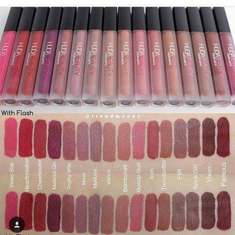 ฮูดะ บิวตี้ เซทลิปสติก เนื้อแมท (Huda Beauty Liquid Matte Set)