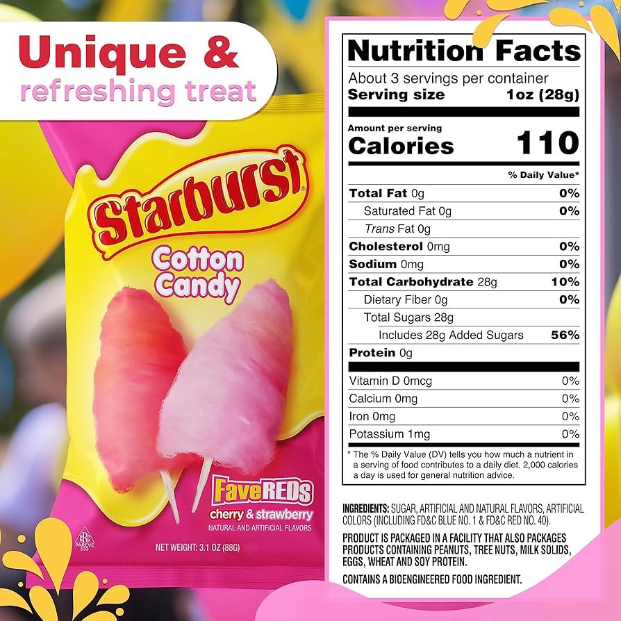 ต้องลองง ‼ ใหม่ขนมยอดฮิต🌈นำเข้าเองจาก🇺🇸 ของแท้ 💯 ขนมสายไหม Skittles and Starburst แพ็ควาไรตี้ ขนาด 3.1 ออนซ์ ราคา 270 บาท/ห่อ