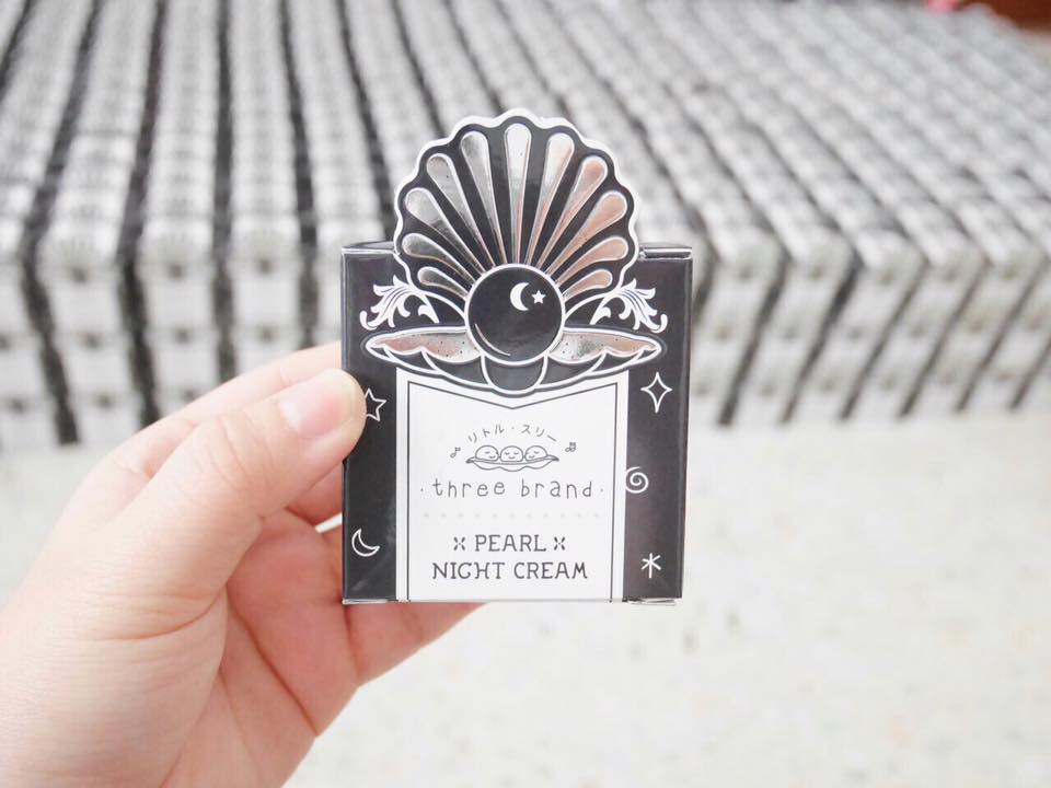 Threebrand Pearl night cream 10 g (ครีมไนท์เพิร์ล)