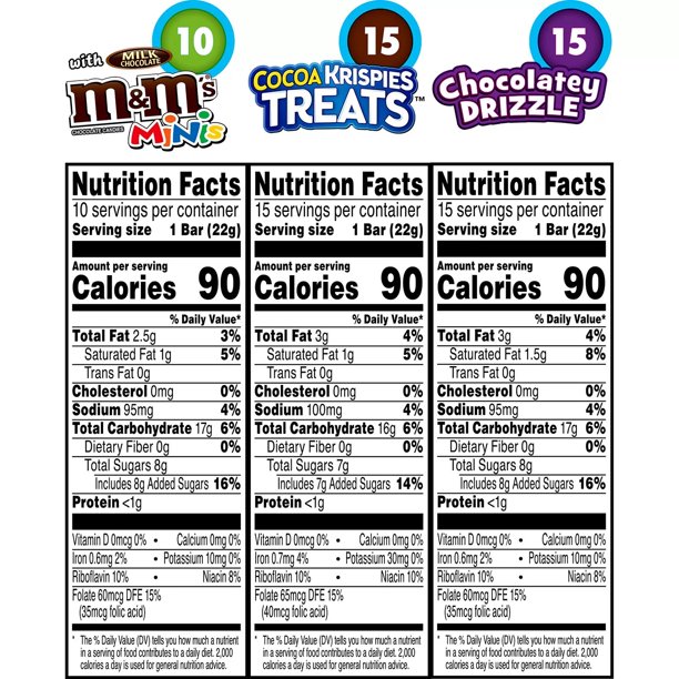 ขนมอร่อยสุดฮิต ผลิตและนำเข้า🇺🇸 ข้าวพองกรอบผสมมาร์ชเมลโล่ แสนอร่อย Kellogg’s Rice Krispies Treats Variety Pack, 40 ct. แพครวม3 รส. รสดั้งเดิม 15 ชิ้น,Rainbow 10 ชิ้น ,รสช๊อคโกแลต 15 ชิ้น (1.3 oz., 40 ct.) 1 กล่องบรรจุ 40 ชิ้น