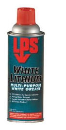 นก(082-4774620) นำเข้าและขายราคาส่งLPS White Lithium Muti-Purpose Grease คือสเปรย์จาระบีขาวหล่อลื่นผสมเทปล่อน (PTFE)ให้การหล่อลื่นได้ยาวนาน ป้องกันสนิม ทนความร้อนและการกัดกร่อน ไม่หลอมละลาย สำหรับงานหล่อลื่นเอนกประสงค์ และการซ่อมบำรุงต่างๆ