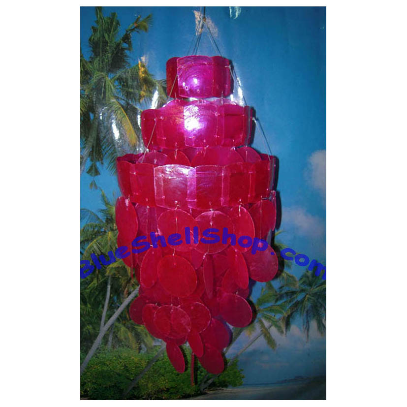 โมบายหอยกระดิ่งชมพู