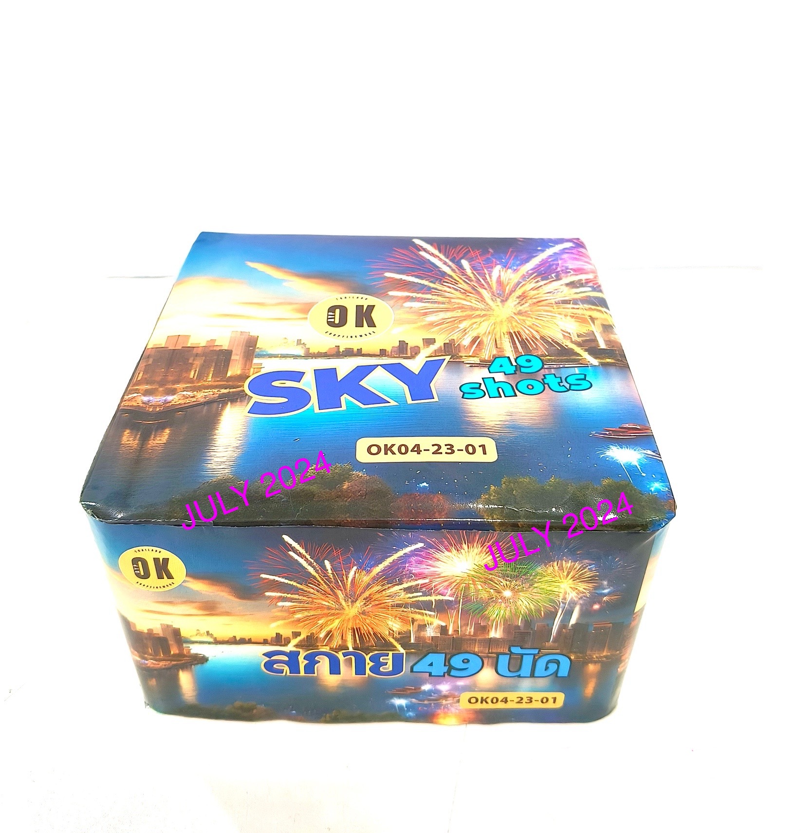Sky 49 shots Firework (0.8 inches modern shape)