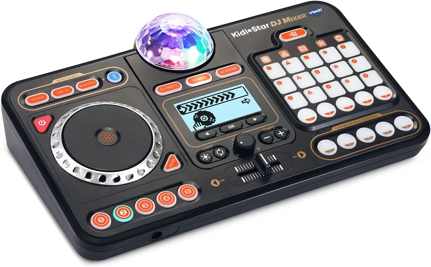 บูธดีเจดาวเด่น VTech KidiStar DJ Mixer Black ราคา 3,590บาท