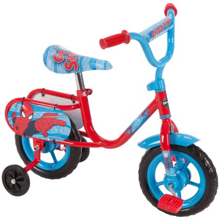 จักรยานเด็กลาย Spiderman (สินค้านำเข้า USA) ขนาดล้อ 10 นิ้ว ยี่ห้อ Huffy